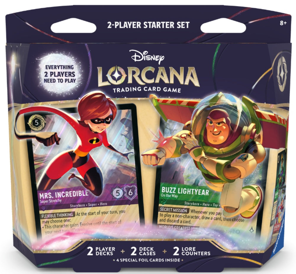 DISNEY LORCANA TWO-PLAYER DECK (ELASTIGIRL/BUZZ LIGHTYEAR) | Impulse Games and Hobbies
