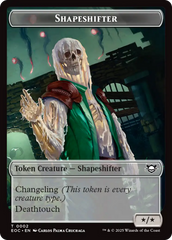 Shapeshifter // Golem (0013) Double-Sided Token [Edge of Eternities Commander Tokens] | Impulse Games and Hobbies