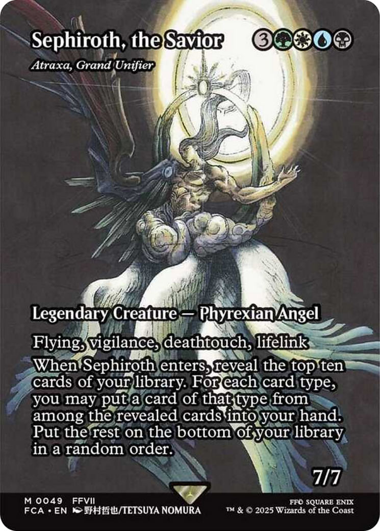Sephiroth, the Savior - Atraxa, Grand Unifier (Showcase) [FINAL FANTASY : Through the Ages] | Impulse Games and Hobbies