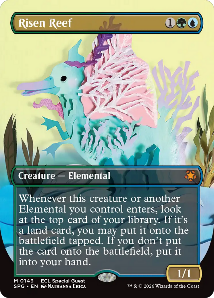 Risen Reef (Borderless) [Lorwyn Eclipsed Special Guests] | Impulse Games and Hobbies