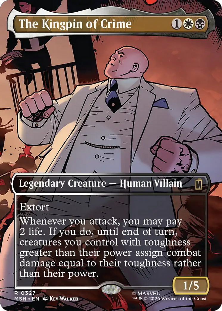 The Kingpin of Crime (Borderless) (0327) [Marvel Super Heroes] | Impulse Games and Hobbies