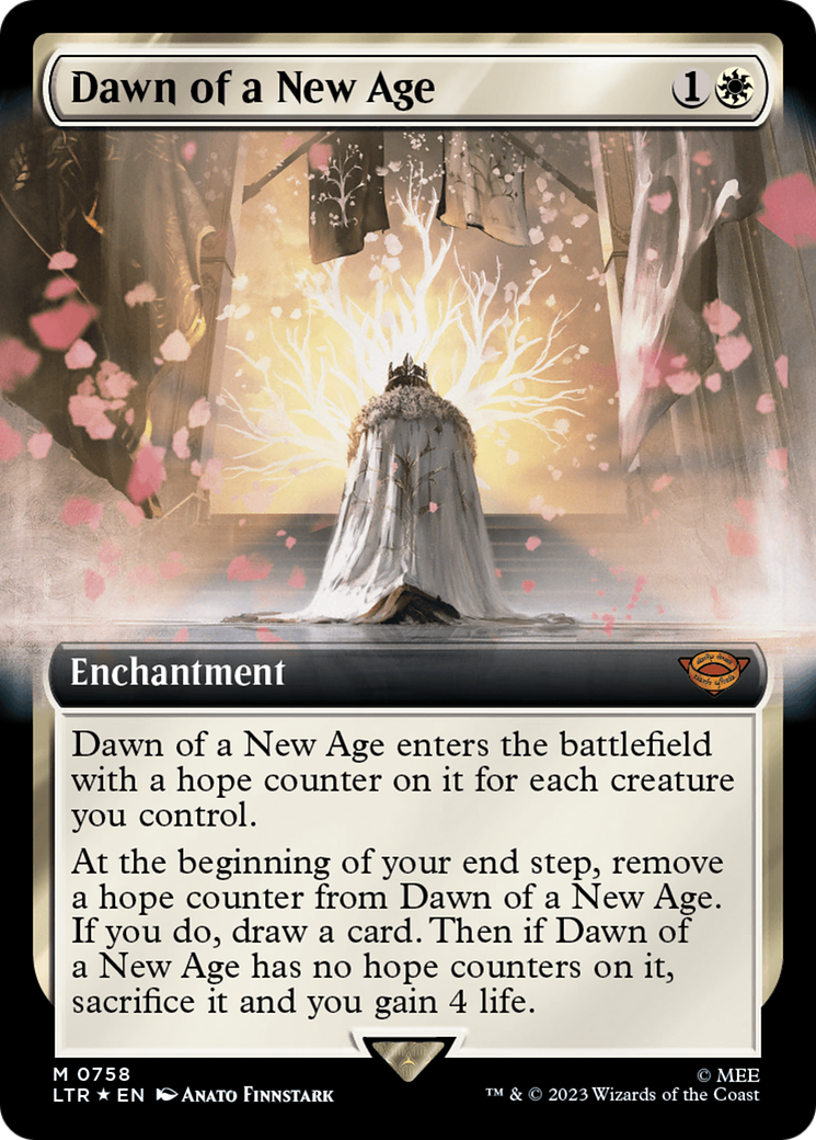 Dawn of a New Age (Extended Art) (Surge Foil) [The Lord of the Rings: Tales of Middle-Earth] | Impulse Games and Hobbies