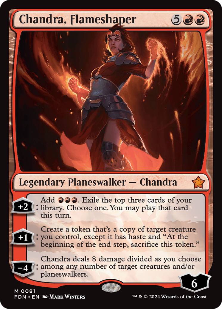 Chandra, Flameshaper [Foundations] | Impulse Games and Hobbies