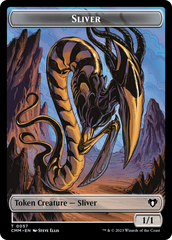 Sliver Army // Sliver Double-Sided Token [Commander Masters Tokens] | Impulse Games and Hobbies