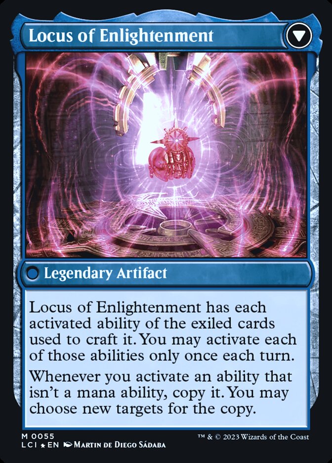 The Enigma Jewel // Locus of Enlightenment [The Lost Caverns of Ixalan Prerelease Cards] | Impulse Games and Hobbies