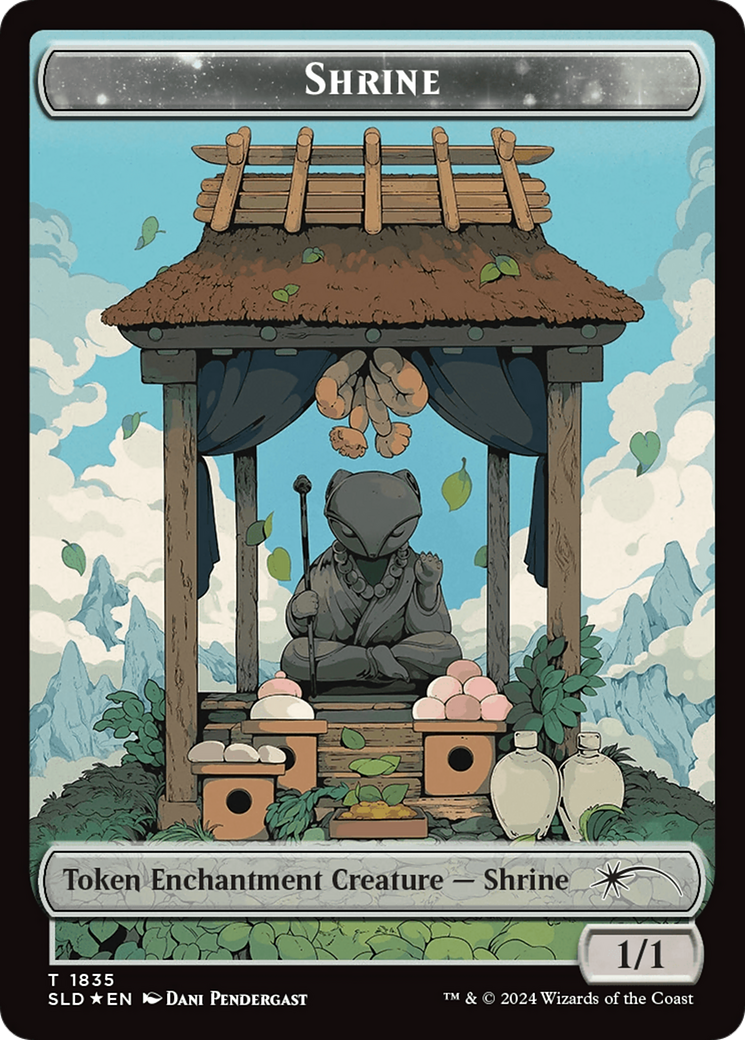 Shrine Token (Rainbow Foil) [Secret Lair: From Cute to Brute Tokens] | Impulse Games and Hobbies