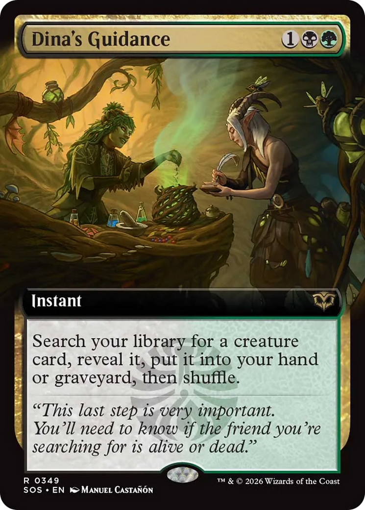 Dina's Guidance (Extended Art) [Secrets of Strixhaven] | Impulse Games and Hobbies