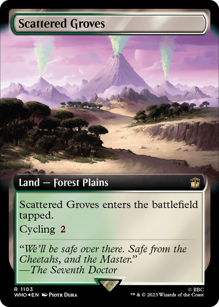 Scattered Groves (Extended Art) (Surge Foil) [Doctor Who] | Impulse Games and Hobbies