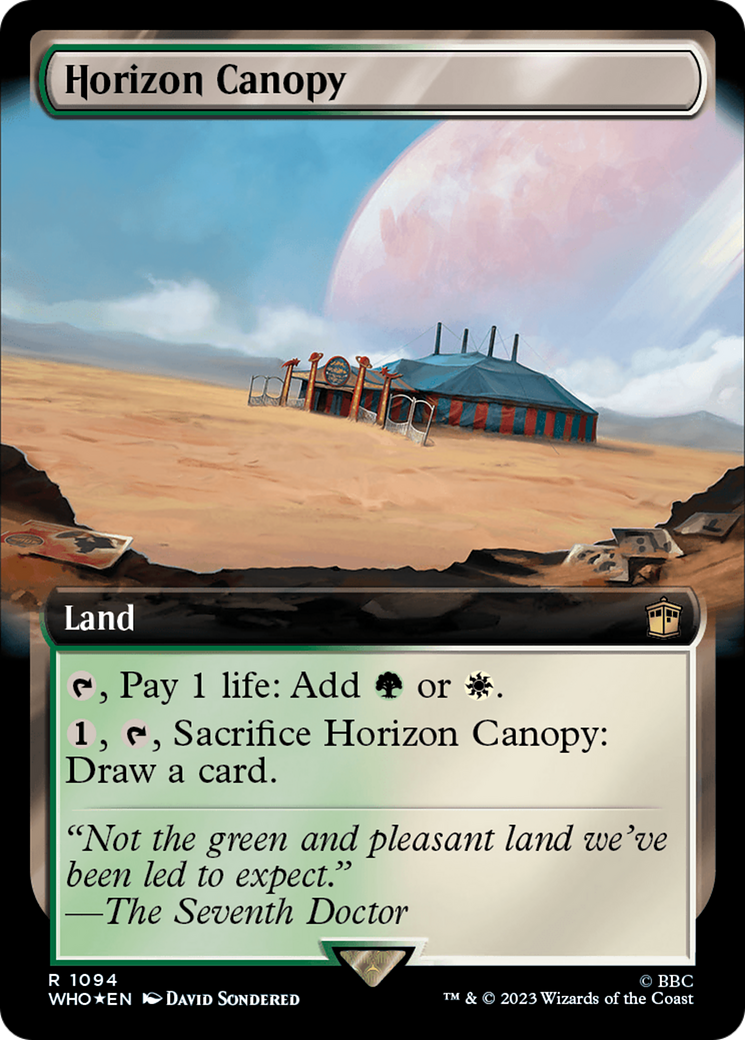 Horizon Canopy (Extended Art) (Surge Foil) [Doctor Who] | Impulse Games and Hobbies