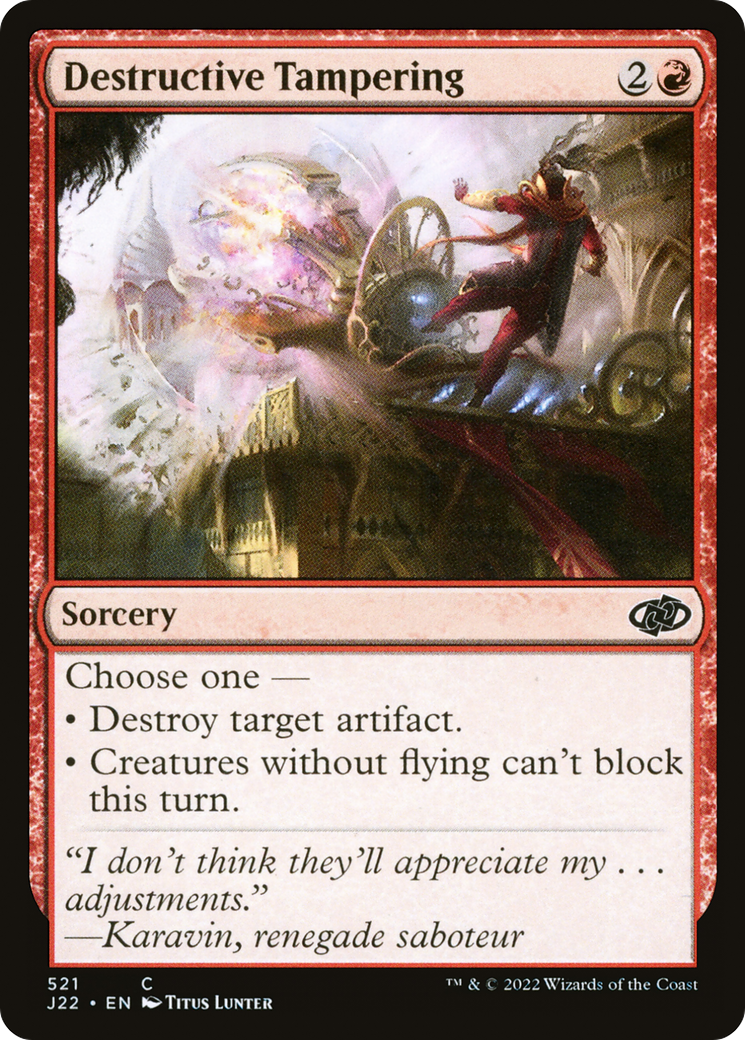 Destructive Tampering [Jumpstart 2022] | Impulse Games and Hobbies