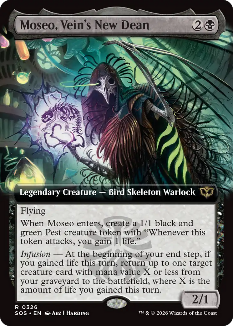 Moseo, Vein's New Dean (Extended Art) [Secrets of Strixhaven] | Impulse Games and Hobbies