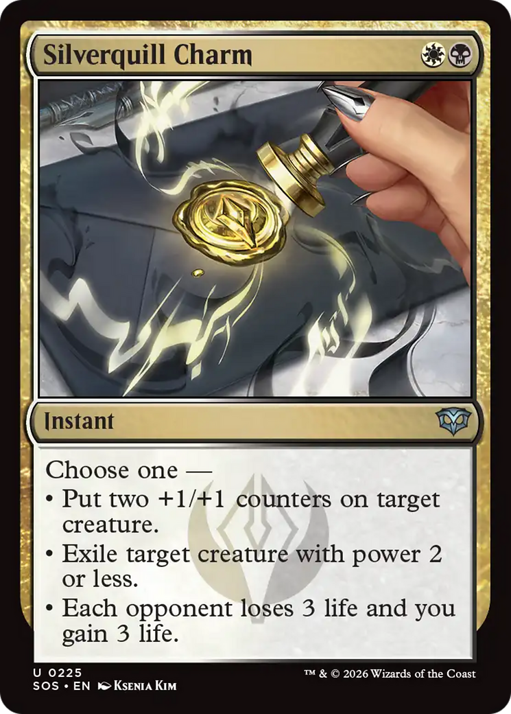 Silverquill Charm [Secrets of Strixhaven] | Impulse Games and Hobbies