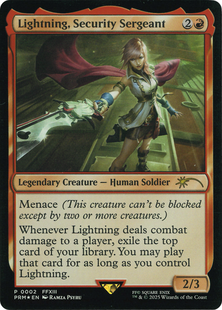 Lightning, Security Sergeant (Costco Bundle) [FINAL FANTASY Promos] | Impulse Games and Hobbies