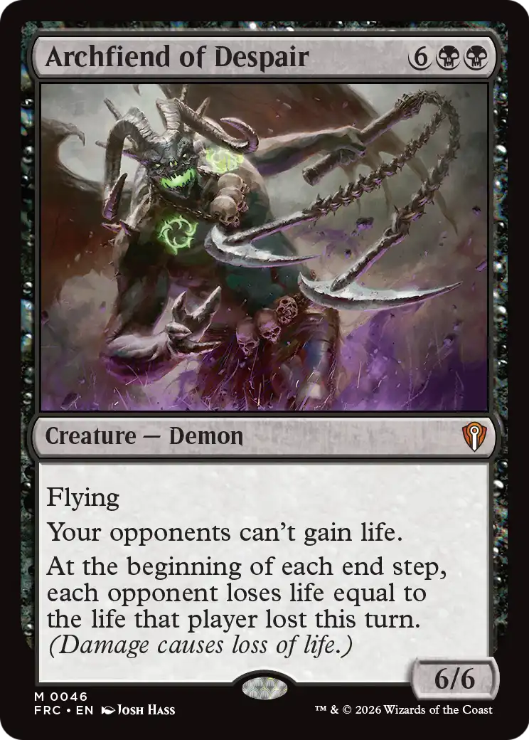 Archfiend of Despair [Reality Fracture Commander] | Impulse Games and Hobbies