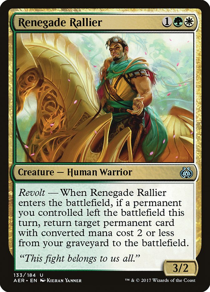 Renegade Rallier [Aether Revolt] | Impulse Games and Hobbies