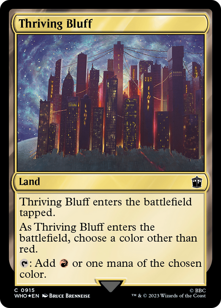 Thriving Bluff (Surge Foil) [Doctor Who] | Impulse Games and Hobbies