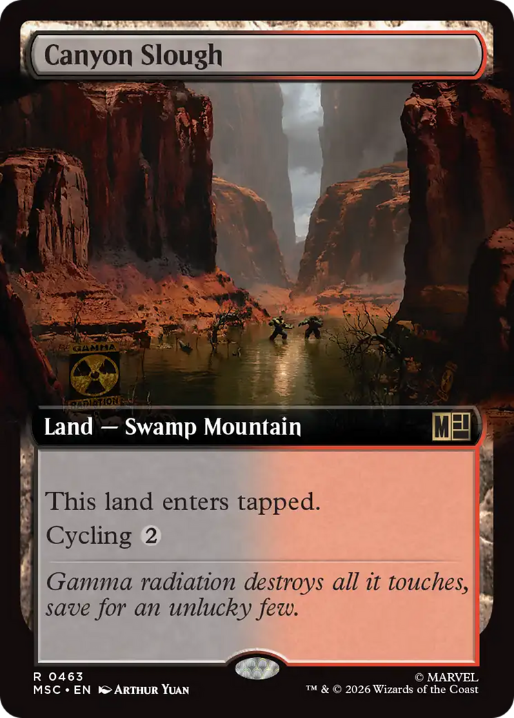 Canyon Slough (Extended Art) [Marvel Super Heroes Commander] | Impulse Games and Hobbies