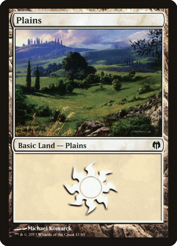 Plains (41) [Duel Decks: Heroes vs. Monsters] | Impulse Games and Hobbies