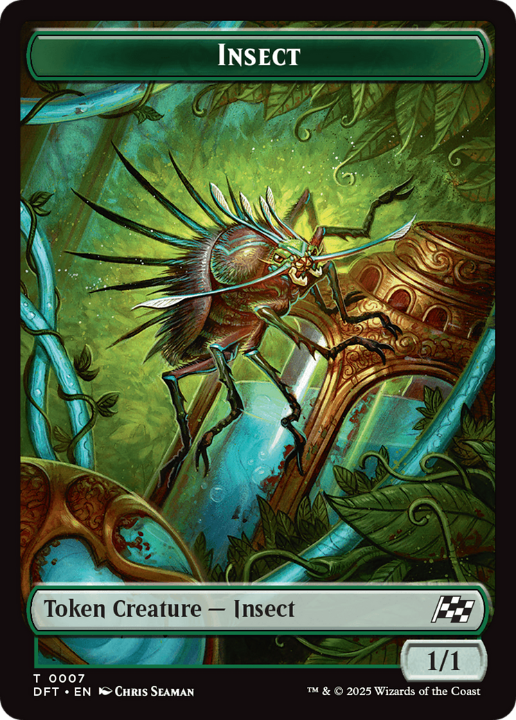 Insect // Elephant Double-Sided Token [Aetherdrift Tokens] | Impulse Games and Hobbies
