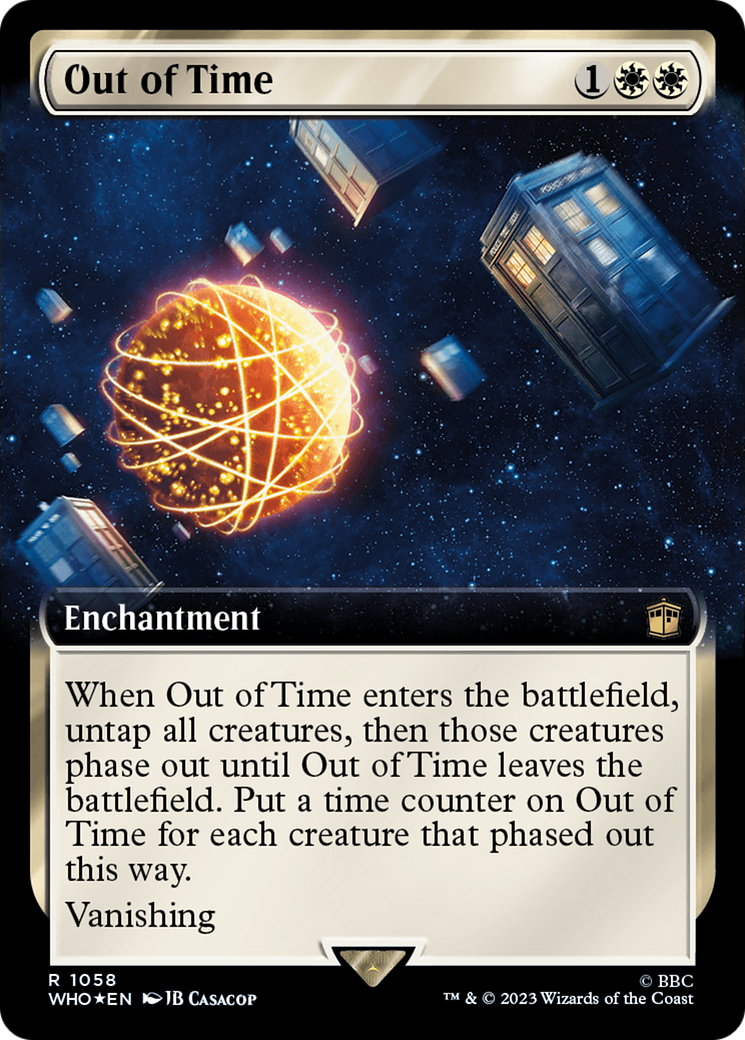 Out of Time (Extended Art) (Surge Foil) [Doctor Who] | Impulse Games and Hobbies