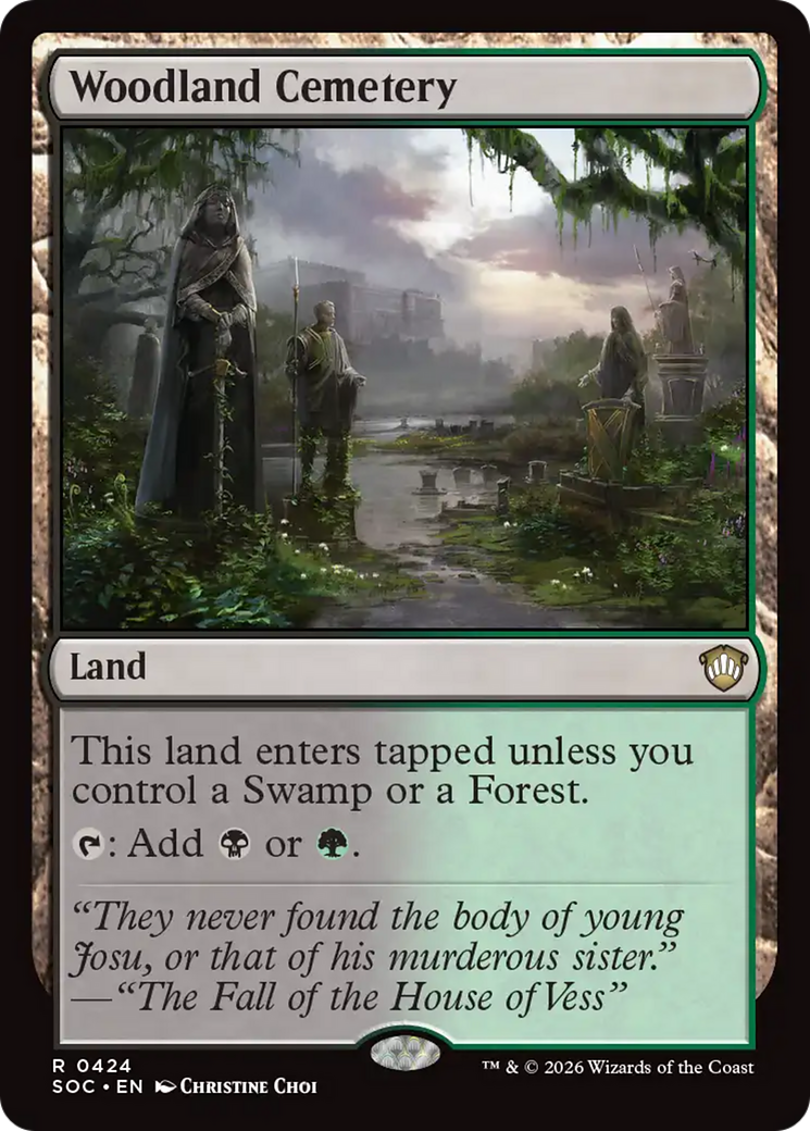 Woodland Cemetery [Secrets of Strixhaven Commander] | Impulse Games and Hobbies