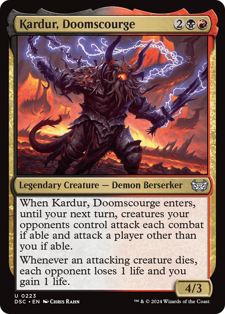 Kardur, Doomscourge [Duskmourn: House of Horror Commander] | Impulse Games and Hobbies