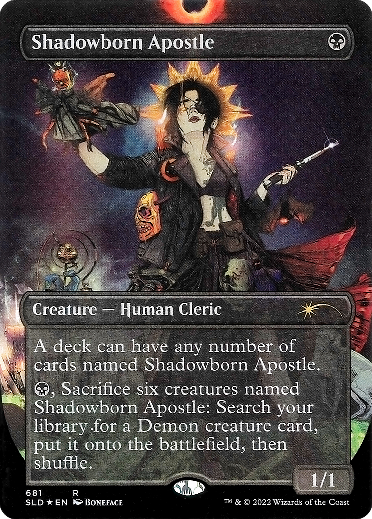 Shadowborn Apostle (681) (Borderless) [Secret Lair Drop Promos] | Impulse Games and Hobbies