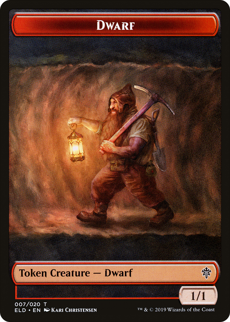 Soldier (UMA) // Dwarf (ELD) Double-Sided Token [The List] | Impulse Games and Hobbies
