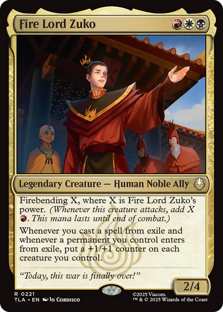 Fire Lord Zuko [Avatar: The Last Airbender] | Impulse Games and Hobbies