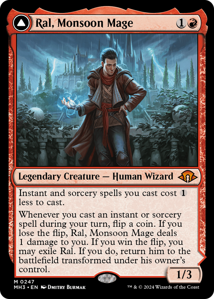 Ral, Monsoon Mage // Ral, Leyline Prodigy [Modern Horizons 3] | Impulse Games and Hobbies