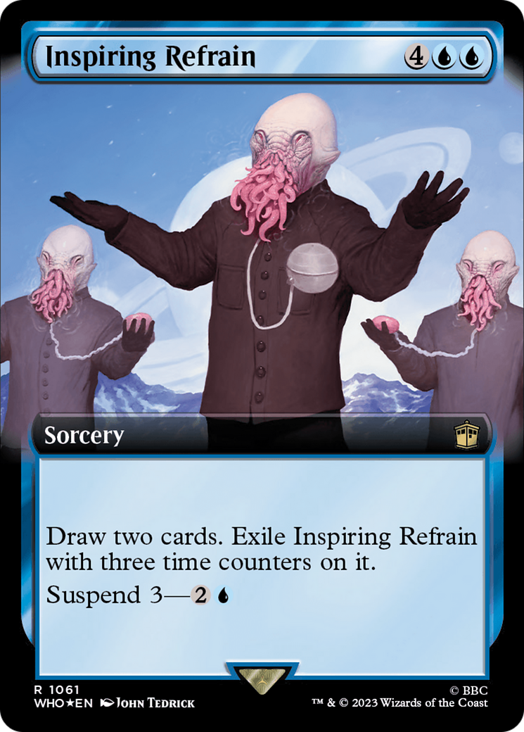 Inspiring Refrain (Extended Art) (Surge Foil) [Doctor Who] | Impulse Games and Hobbies