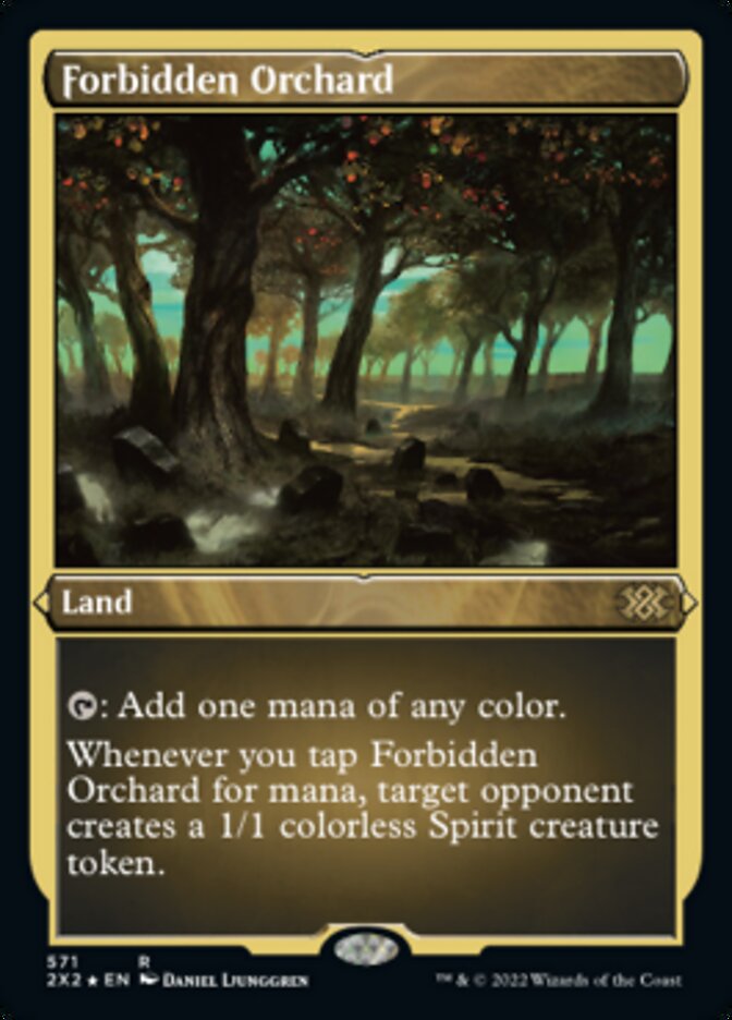 Forbidden Orchard (Foil Etched) [Double Masters 2022] | Impulse Games and Hobbies