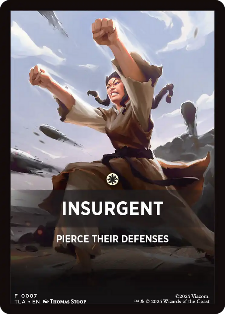 Insurgent Theme Card [Avatar: The Last Airbender Tokens] | Impulse Games and Hobbies