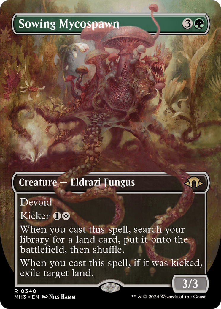 Sowing Mycospawn (Borderless) [Modern Horizons 3] | Impulse Games and Hobbies