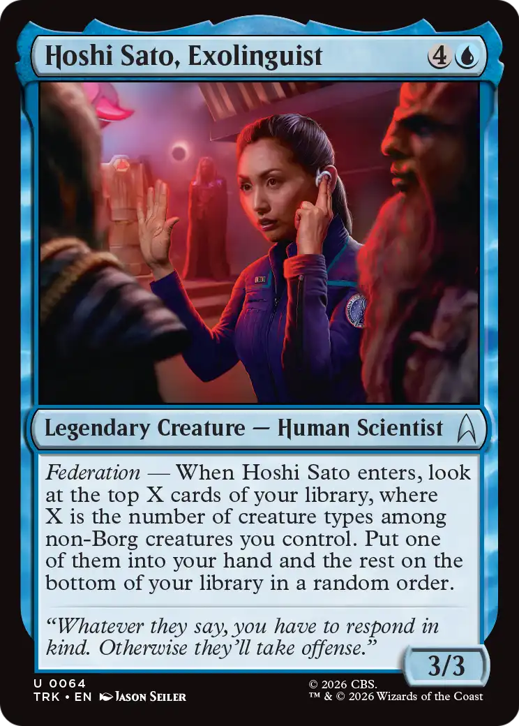 Hoshi Sato, Exolinguist [Star Trek] | Impulse Games and Hobbies