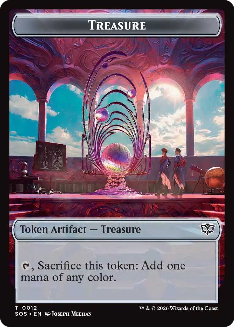 Treasure // Food Double-Sided Token [Secrets of Strixhaven Tokens] | Impulse Games and Hobbies