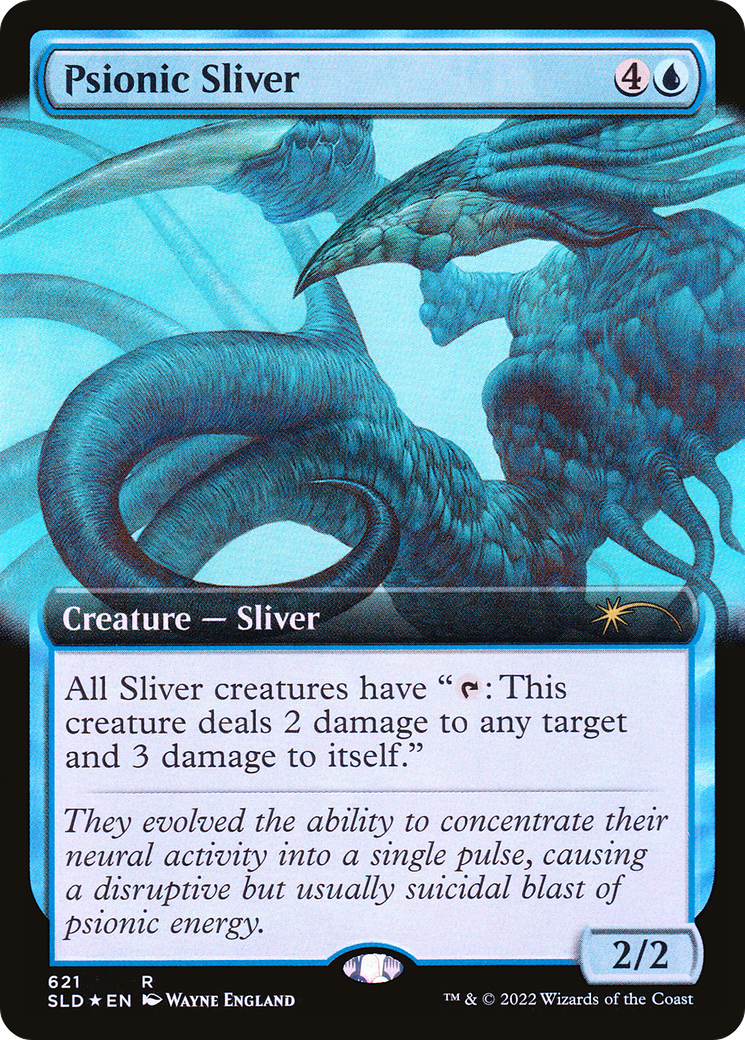 Psionic Sliver (Extended Art) [Secret Lair Drop Promos] | Impulse Games and Hobbies