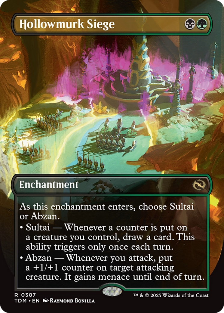 Hollowmurk Siege (Borderless) [Tarkir: Dragonstorm] | Impulse Games and Hobbies