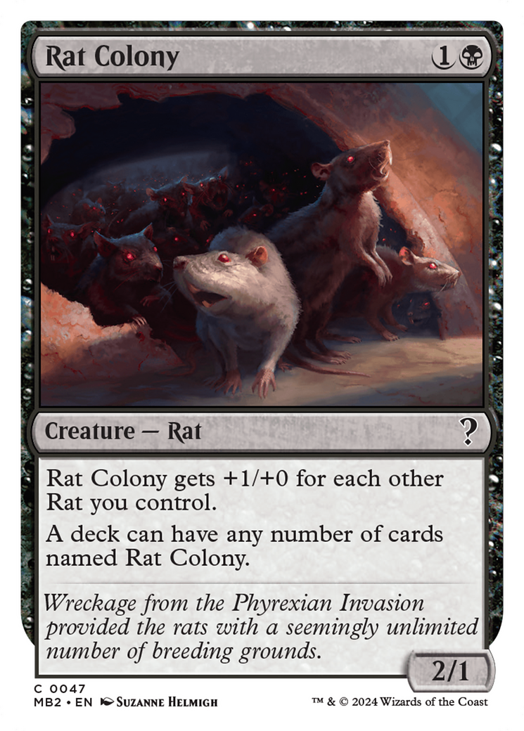 Rat Colony (White Border) [Mystery Booster 2] | Impulse Games and Hobbies