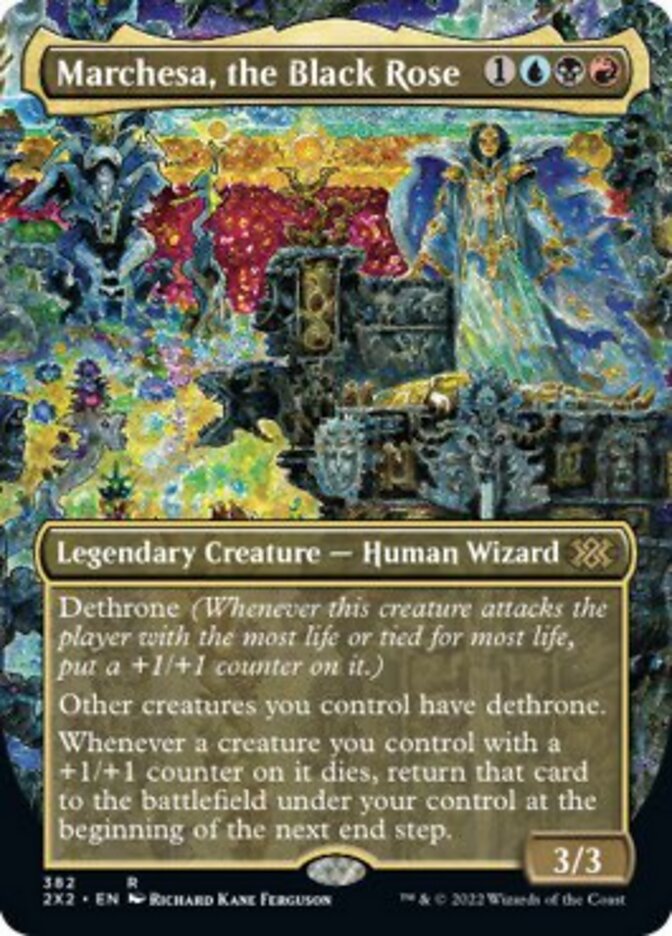 Marchesa, the Black Rose (Borderless Alternate Art) [Double Masters 2022] | Impulse Games and Hobbies