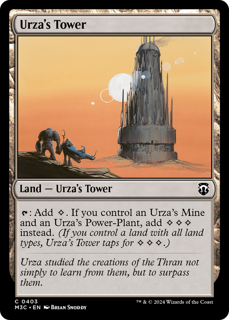 Urza's Tower (Ripple Foil) [Modern Horizons 3 Commander] | Impulse Games and Hobbies