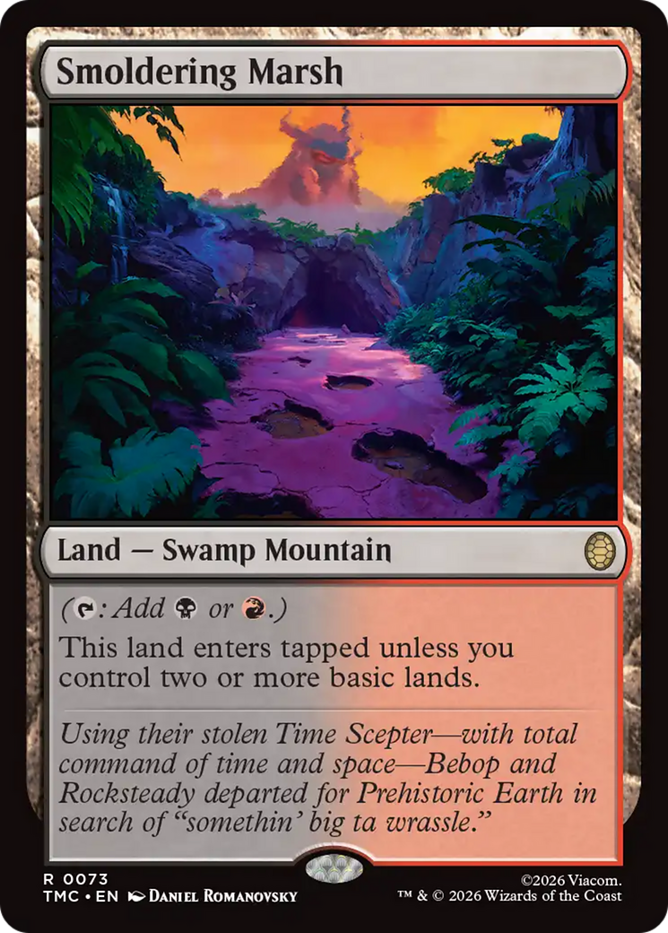 Smoldering Marsh [Teenage Mutant Ninja Turtles Commander] | Impulse Games and Hobbies