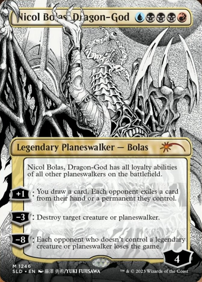 Nicol Bolas, Dragon-God (Borderless) [Secret Lair Drop Series] | Impulse Games and Hobbies