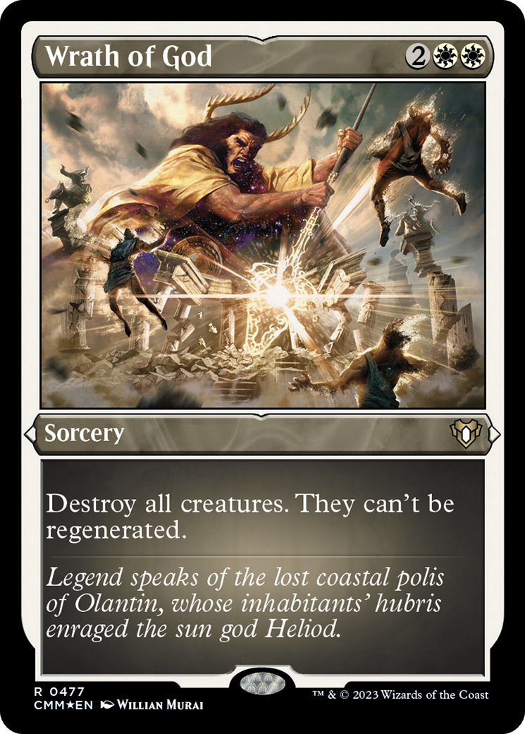 Wrath of God (Foil Etched) [Commander Masters] | Impulse Games and Hobbies