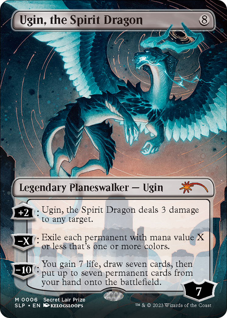 Ugin, the Spirit Dragon (Borderless) [Secret Lair Showdown] | Impulse Games and Hobbies