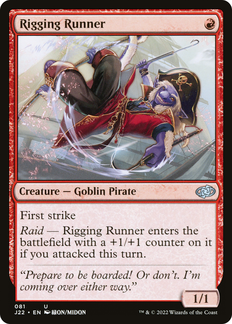 Rigging Runner [Jumpstart 2022] | Impulse Games and Hobbies