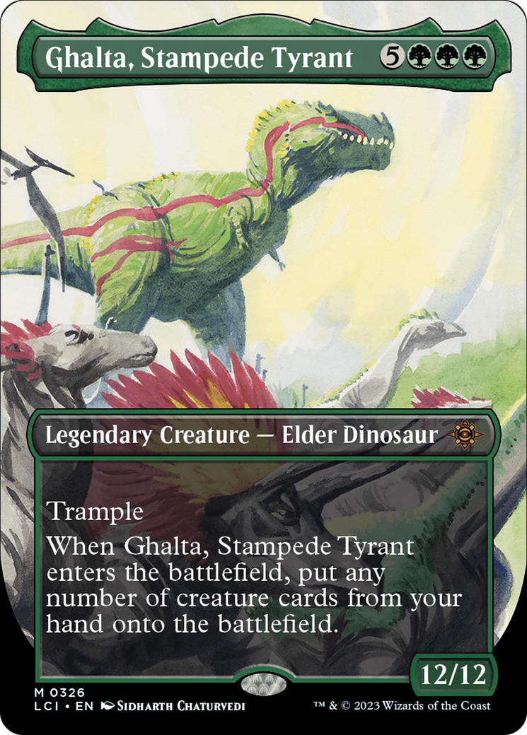 Ghalta, Stampede Tyrant (Borderless) [The Lost Caverns of Ixalan] | Impulse Games and Hobbies