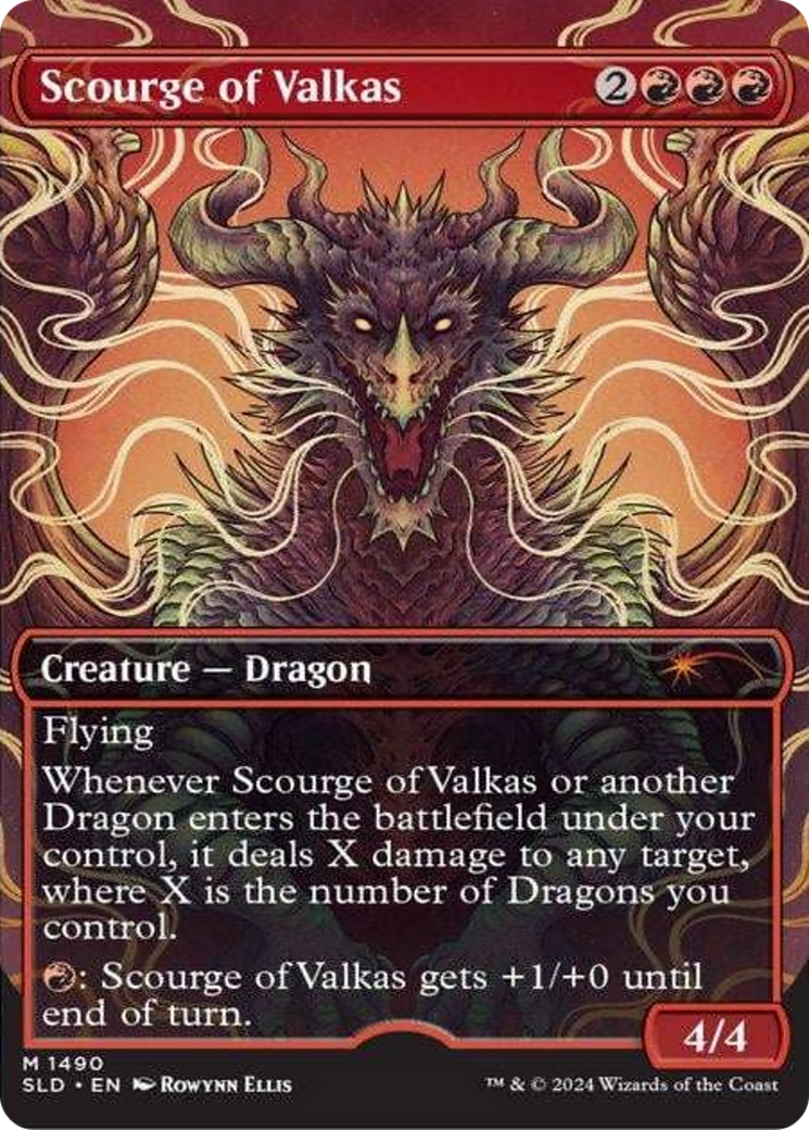 Scourge of Valkas (Rainbow Foil) [Secret Lair Drop Series] | Impulse Games and Hobbies