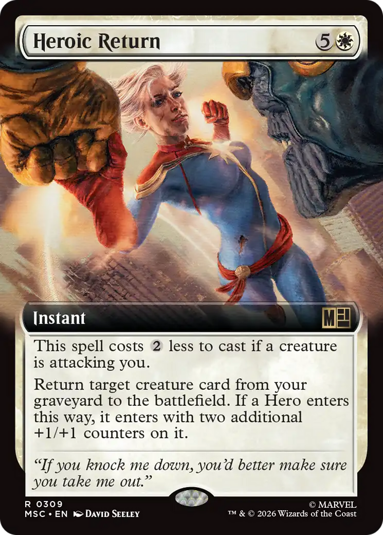 Heroic Return (Extended Art) [Marvel Super Heroes Commander] | Impulse Games and Hobbies