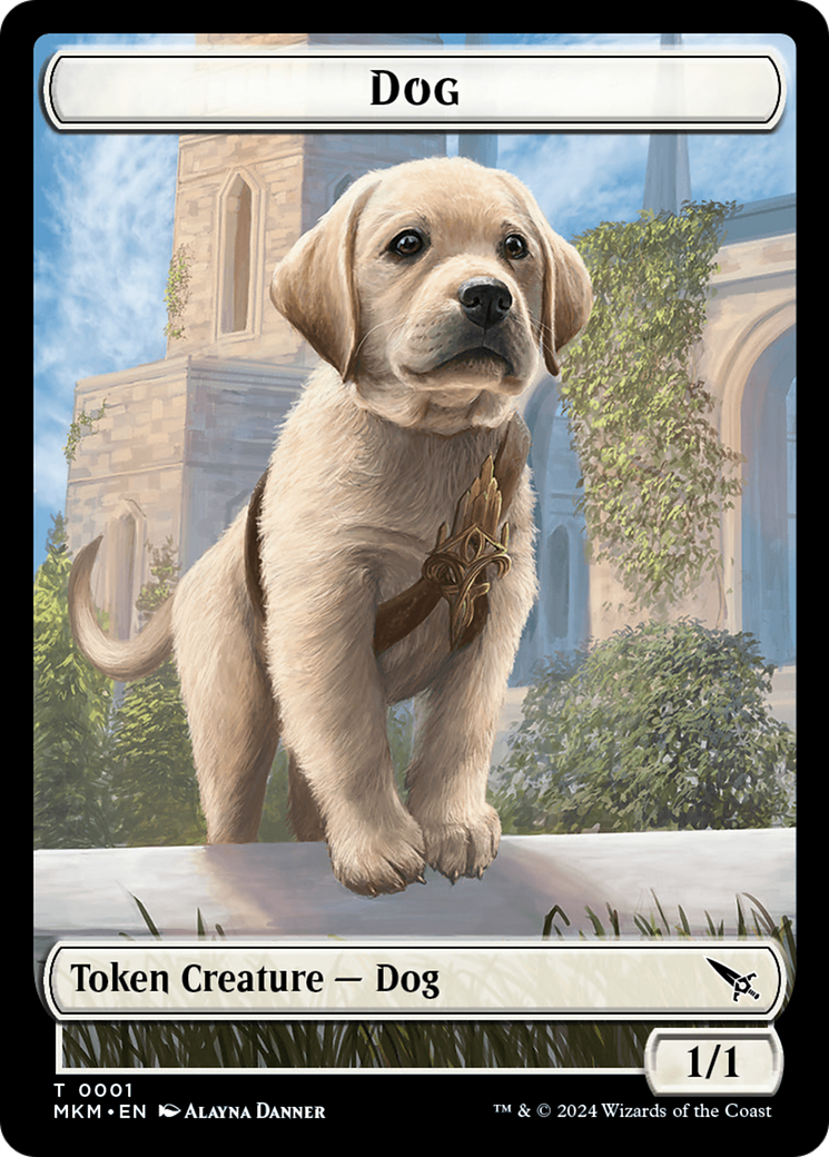 Thopter (0020) // Dog Double-Sided Token [Murders at Karlov Manor Tokens] | Impulse Games and Hobbies